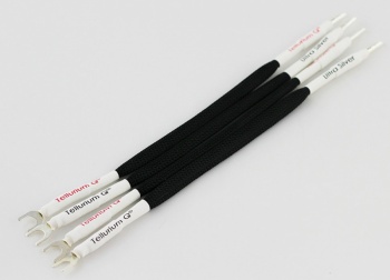 Tellurium Q Ultra Silver Biwire Jumper Links (Spade to Banana)